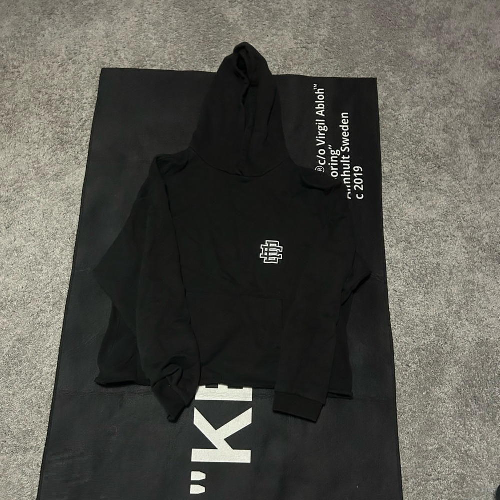 Eric Emanuel Black/White Hoodie, Size XL